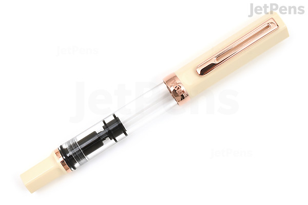 TWSBI ECO Crème Rose Gold Fountain Pen - Fine Nib - Limited Edition - TWSBI M7449520 TWSBI ECO Crème Rose Gold Fountain Pen - Fine Nib - Limited Edition - TWSBI M7449520