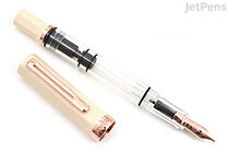 TWSBI ECO Crème Rose Gold Fountain Pen - 1.1 mm Stub Nib - Limited Edition - TWSBI M7449550