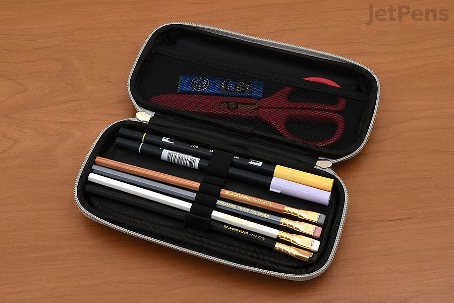 Made from the same impact-resistant polycarbonate used in travel suitcases, the Sun-Star Guardian Pen Case will definitely keep your supplies safe.