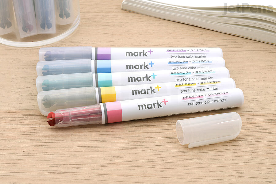 White Double Headed Marker Pen Non Fading Waterproof Oily - Temu