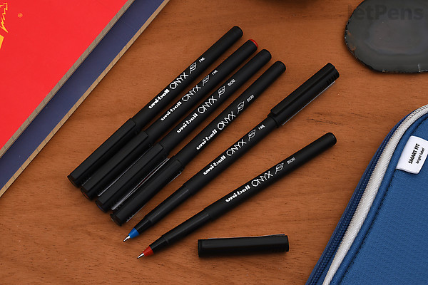 Pen Uni Ball Onyx Micro Uni-ball Onyx Rollerball Pen Micro Mm Red
