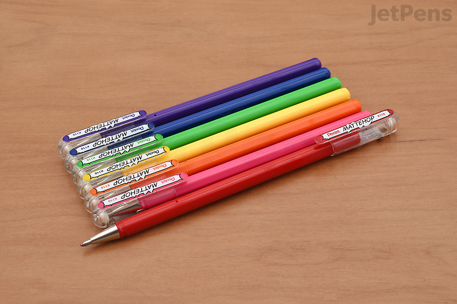 If you want a simple effect that still grabs your attention, the Pentel Hybrid Mattehop is the best matte gel pen for art.