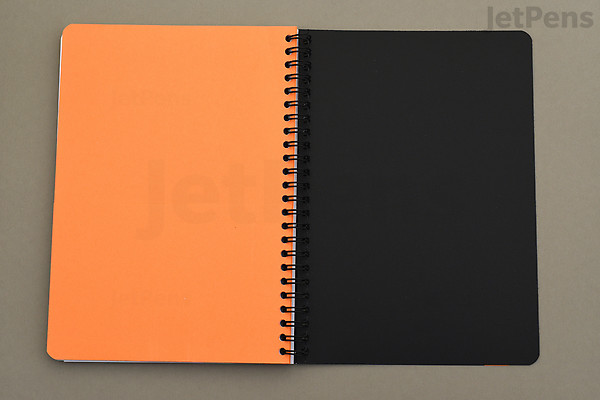 Rhodia Greenbook Spiralheft - Öko Notizbuch A5+ Kariert 80 Blatt