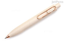 Uni-ball One P Gel Pen - 0.5 mm - Yogurt Body with Rose Gold Clip - Black Ink - UNI UMNSPG05.46
