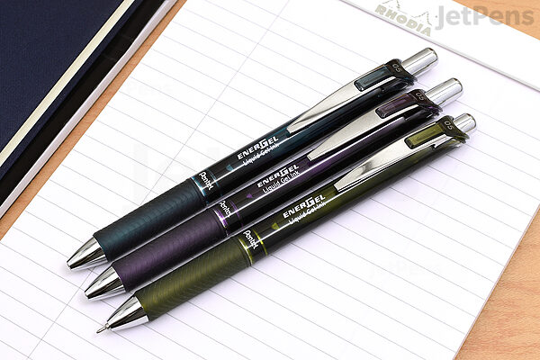 Pentel Energel RTX Liquid Gel Ink Pens 0.7 MM 10 Pack Black Ink