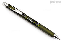 Pentel EnerGel RTX Gel Pen - Needle-Point - 0.5 mm - Olive Black - PENTEL BLN75A2-KA