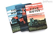 Field Notes Heartland Memo Books - 3.5" x 5.5" - 48 Pages - Graph - Pack of 3 - FIELD NOTES FNC-61