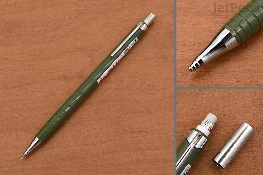 The Pentel Orenz is the only mechanical pencil available in tip sizes as small as 0.2 mm.