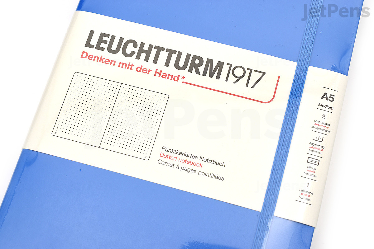 Taccuino LEUCHTTURM1917 Medium A5 - Copertina Rigida, 251 Pagine Numerate, Colore Sky - Foto 13