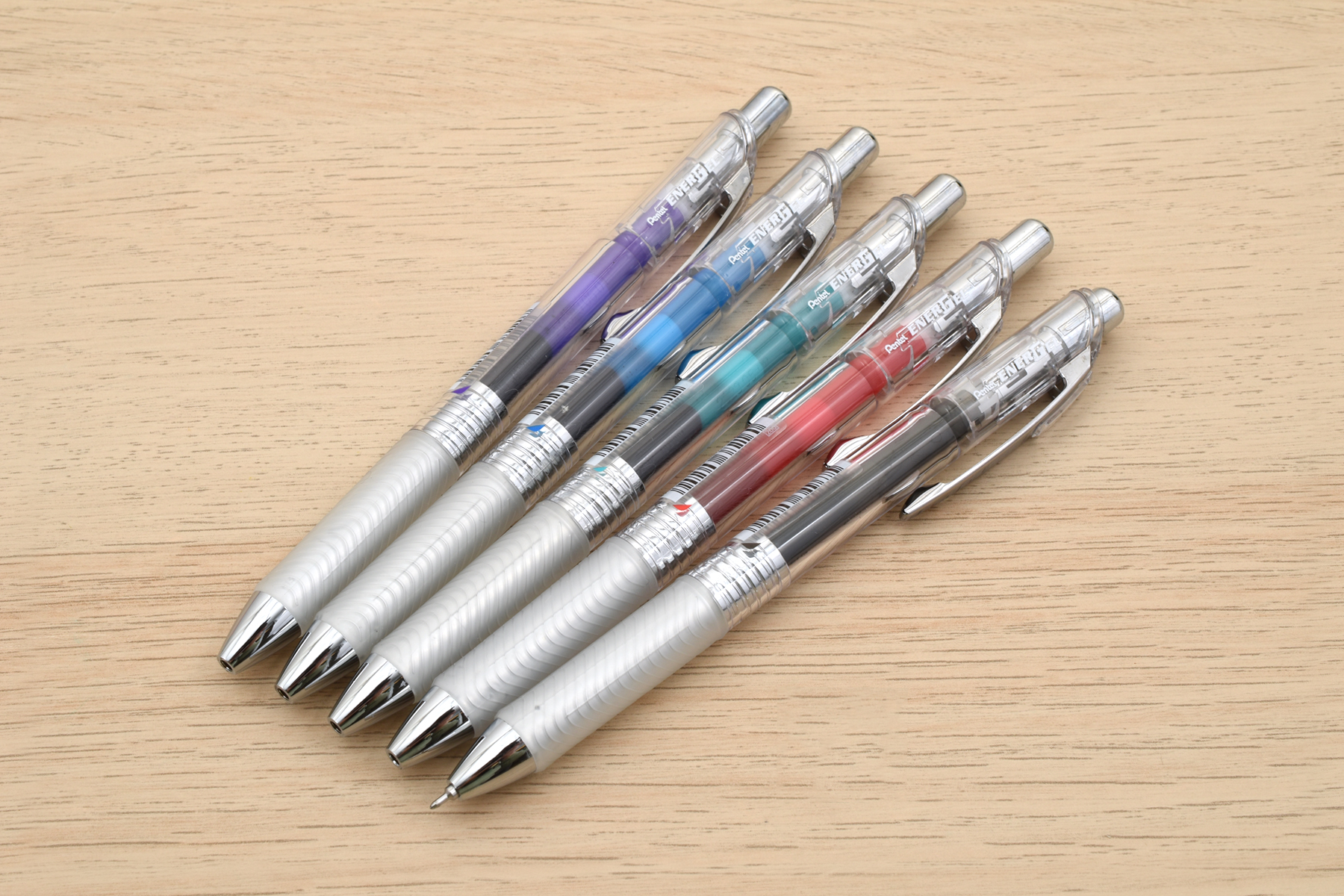 10 x Pentel Energel BL27 Gel Rollerball Pens - 0.7mm Tip - 5 Colours  Available