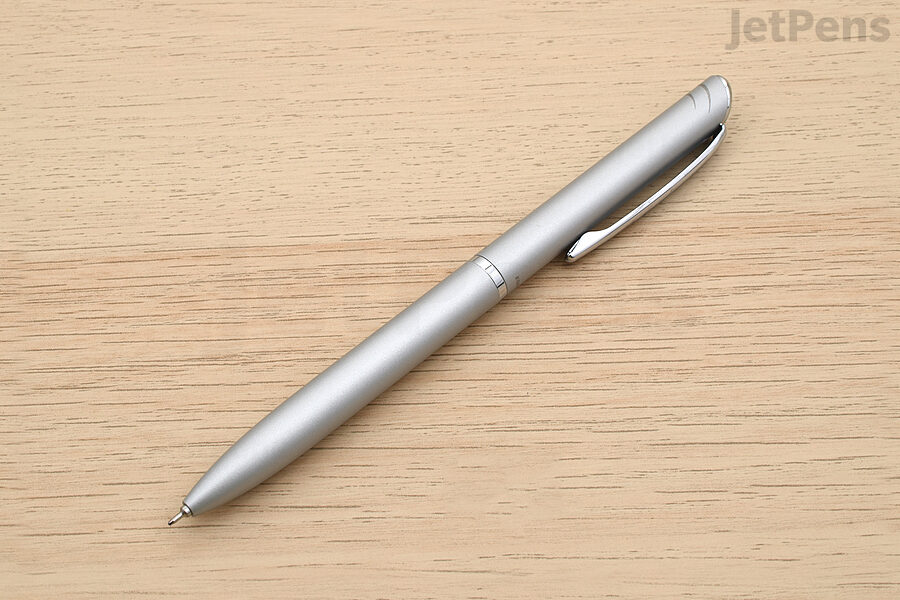 The sophisticated Pentel EnerGel Philography Gel Pen has a brass body with a satin finish.