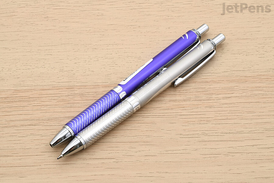 Stylish and attractive, the Pentel EnerGel Alloy Gel Pen features an aluminum alloy barrel.