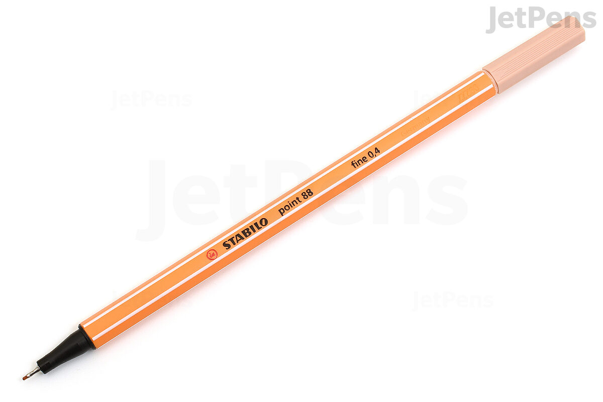 Stabilo Point 88 Colour Fineliner Marker Pen 0.4 mm Needle Tip (20 Color,  Per Pcs)