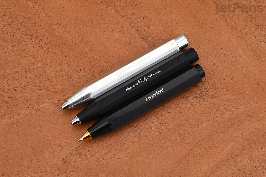The Kaweco Sport Ballpoint Pen is approximately 4.1 inches long, easily fitting in a shirt or pants pocket.