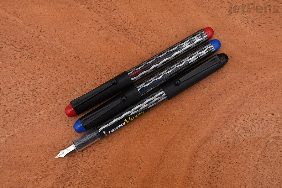 For an inexpensive, no-fuss fountain pen that you can take anywhere without worry, go for the Pilot Varsity Fountain Pen