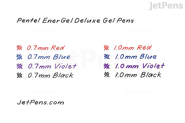 Pentel EnerGel Deluxe Gel Pen - 1.0 mm - Black