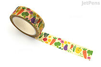Girl of All Work Washi Tape - Vegetables - 15 mm x 10 m - GIRL OF ALL WORK GWT072