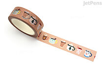 Girl of All Work Washi Tape - Cozy Drinks - 15 mm x 10 m - GIRL OF ALL WORK GWT093