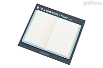 Bookfriends Folding Book Sticky Notes - Line - BOOKFRIENDS FBSN LINE