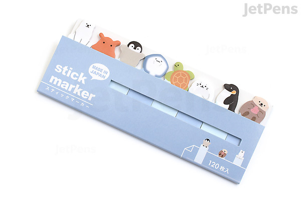 Mind Wave Stick Marker Sticky Notes - Aquatic Animals | JetPens