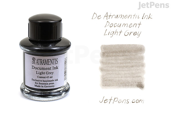 De Atramentis Document Light Grey Ink - 45 ml Bottle | JetPens