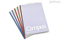 Kokuyo Campus Notebook - Semi B5 - Dotted 6 mm Rule - Pack of 5 Gem Mineral Colors - Limited Edition - KOKUYO 3CBTN-L37X5