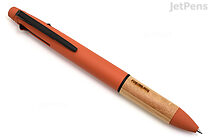 Uni Jetstream x Karimoku 4&1 4 Color 0.5 mm Ballpoint Multi Pen + 0.5 mm Pencil - Sunset Orange / Oak - UNI MSXE5KF05.4