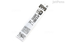 Packaging of a Zebra JF-0.38 Sarasa Gel Pen Refill in black ink with a 0.38 mm tip, shown in a clear plastic wrapper with black and white labeling.