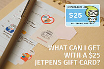 What Can I Get with a $25 JetPens Gift Card?