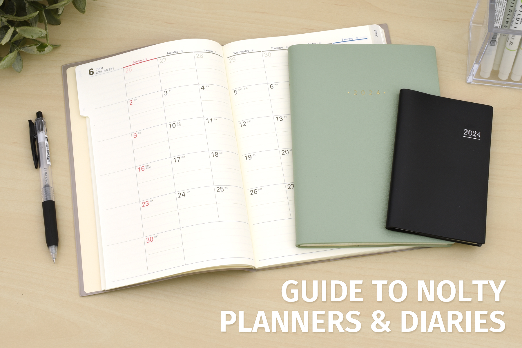 Guide to NOLTY Planners & Diaries
