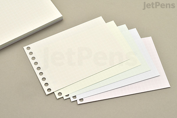 Maruman Loose Leaf Paper - Mini (B7 Modified) - Easy to Write - 5 mm ...