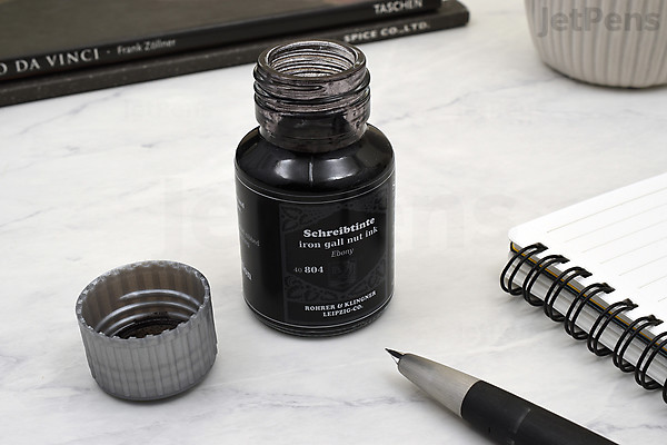 Rohrer & Klingner Iron Gall Nut Ink Ebony Writing Ink - 50 ml Bottle ...