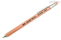 OHTO Wooden Mini Mechanical Pencil with Clip - 0.5 mm - Natural - OHTO APS-350ES-NT