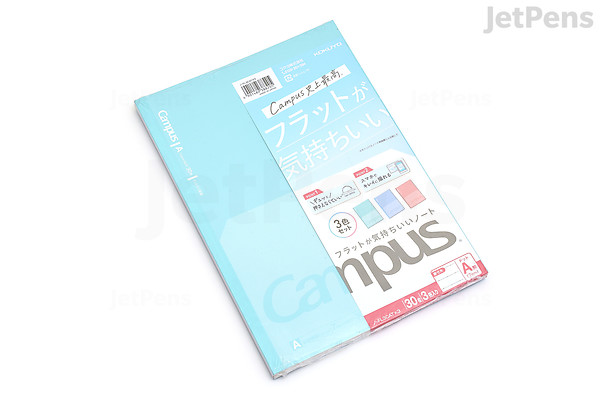 KOKUYO Campus Flat Notebook - Semi B5 - Dotted 7 mm Rule - Pack of 3 ...
