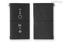 TRAVELER'S COMPANY TRAVELER'S notebook Starter Kit - Regular Size - Black - TOKYO EDITION - TRAVELER'S 15351006