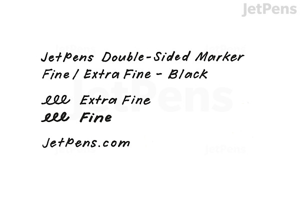 JetPens Double-Sided Marker - Fine / Extra Fine - Black