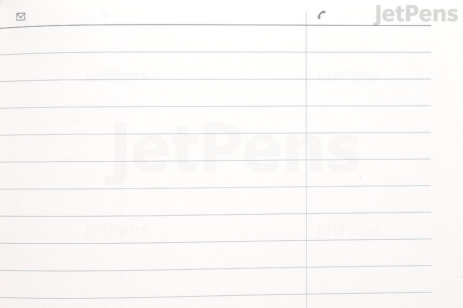 Leuchtturm1917 Address Book Ruled (Lined) sheet style.