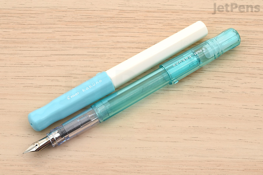 The Pilot Kakuno helps kids learn to write with fountain pens thanks to the smiley face on the nib.