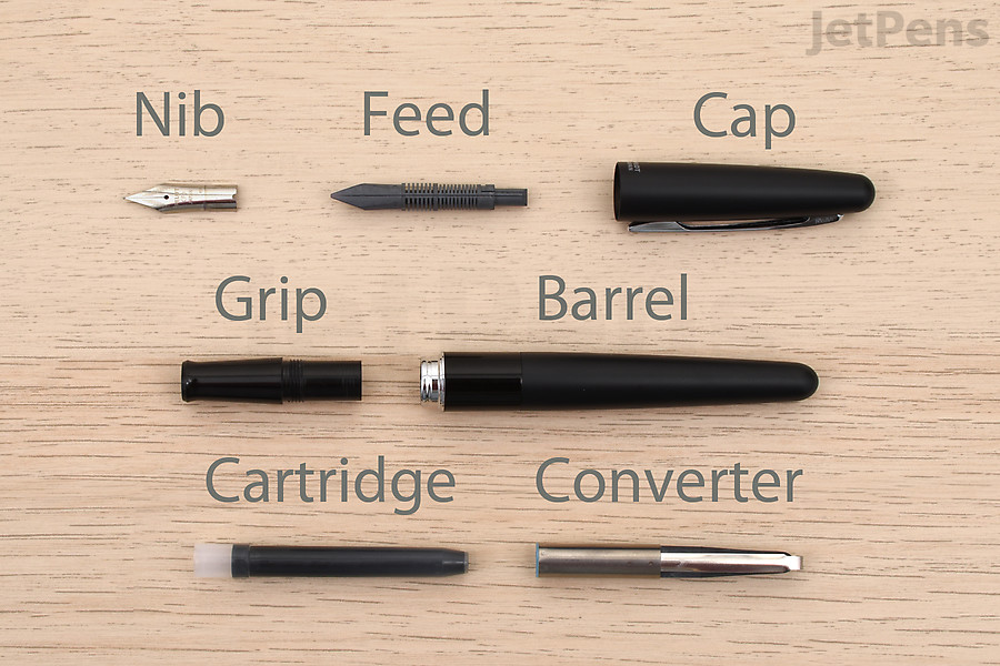 Knowing the basics of how a fountain pen works is helpful for troubleshooting any issues you run into.