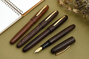 Tenny Round Wood Fountain Pens