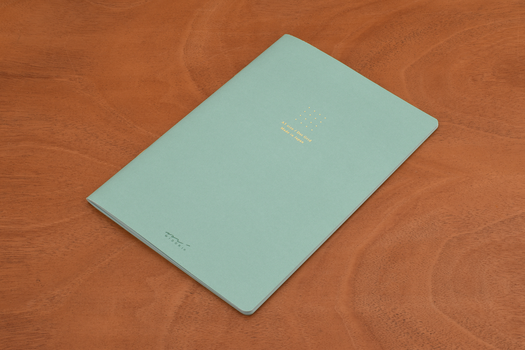 Whe Midori Soft Color Paper Notebook features pastel paper with matching covers.