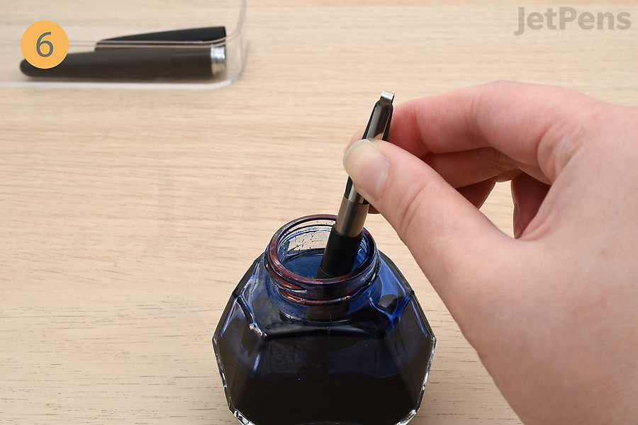 Release the converter slowly to fill the reservoir.