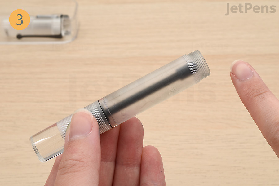 Locate the barrel’s opening.