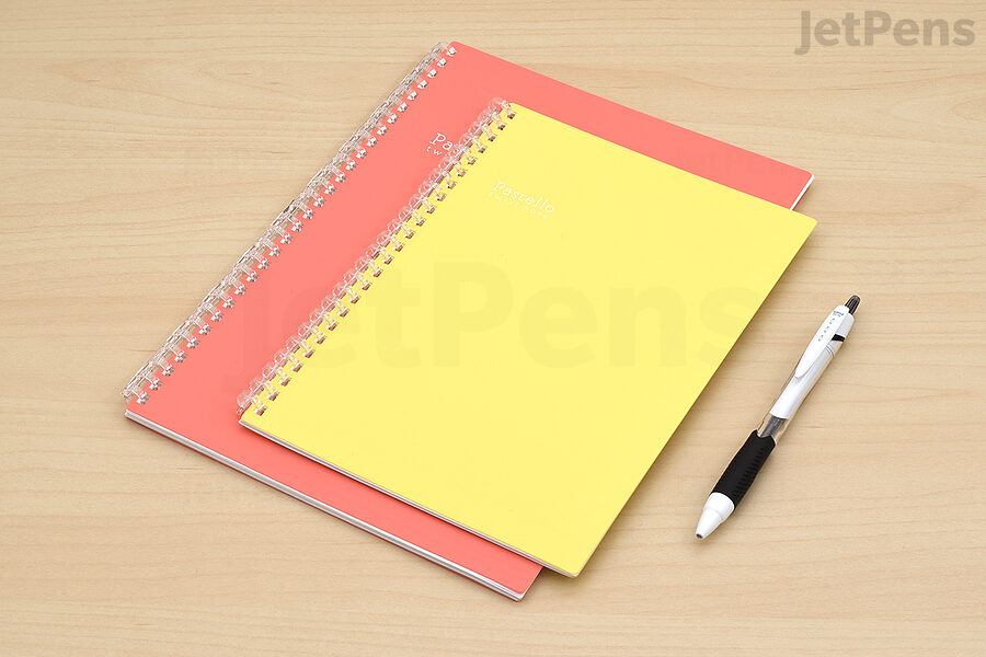 A refillable notebook like the Lihit Lab Pastello Twist Ring Notebook is great for writers who want to be able to reuse items as much as possible.