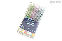 Writech Retractable Highlighter - 6 Color Set - Neutral - WRITECH W805S-NEUTRAL6 Writech Retractable Highlighter - 6 Color Set - Neutral - WRITECH W805S-NEUTRAL6