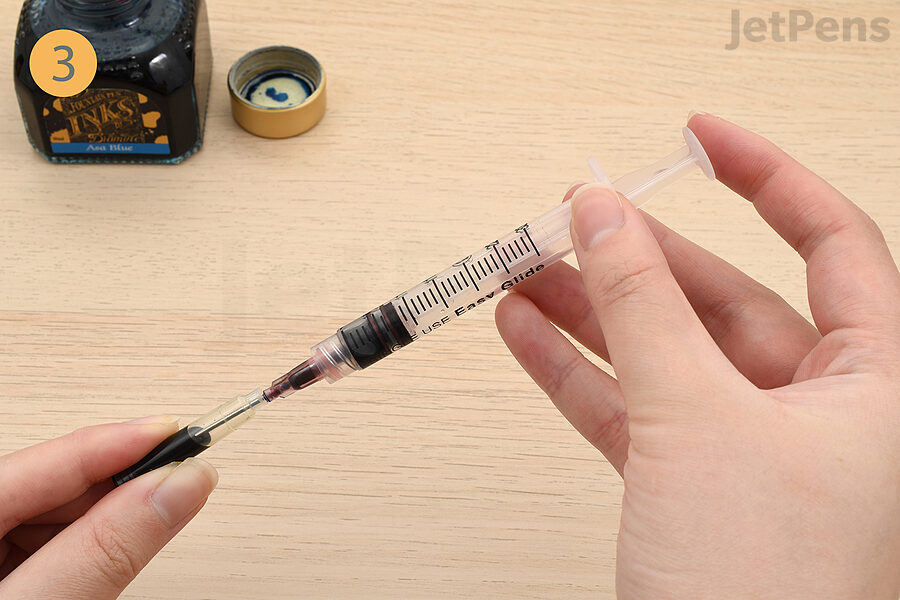 How to Refill an Ink Cartridge Using a Syringe | JetPens
