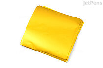 JetPens Origami Paper Pack - 4.75" Square - Gold Foil - 100 Sheets - JETPENS NAT N8228