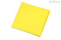 JetPens Origami Paper Pack - 4.75" Square - Yellow - 50 Sheets - JETPENS NAT N8288