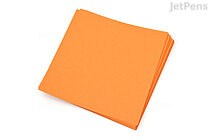 JetPens Origami Paper Pack - 4.75" Square - Orange - 50 Sheets - JETPENS NAT N8588