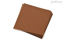 JetPens Origami Paper Pack - 4.75" Square - Brown - 50 Sheets - JETPENS NAT N8589